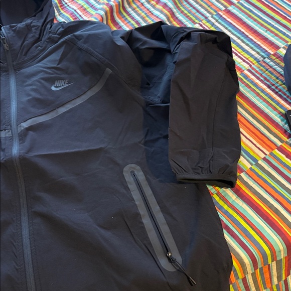 Nike Sportswear Tech Pack Windrunner Jacket /hood Black size large oversized - Picture 3 of 10